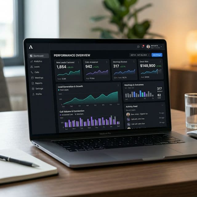 AI Automation Dashboard Interface