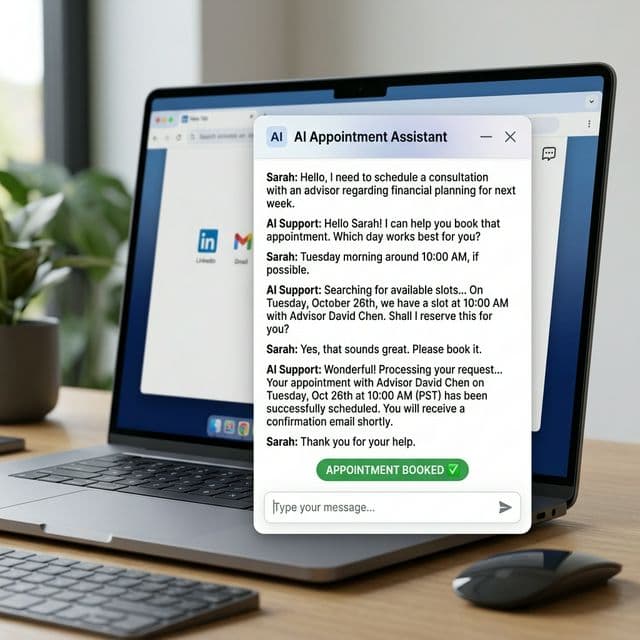AI Voice Assistant Processing Calls
